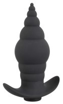 Czarny Wibrujący Korek Analny z Pilotem Black Velvets RC