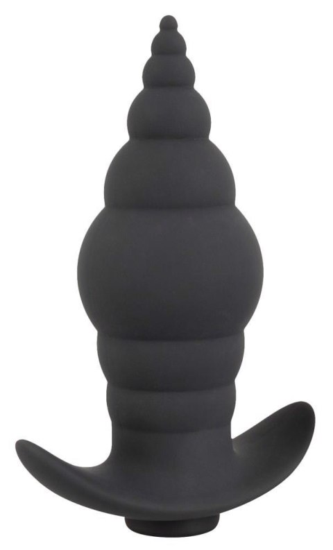 Czarny Wibrujący Korek Analny z Pilotem Black Velvets RC