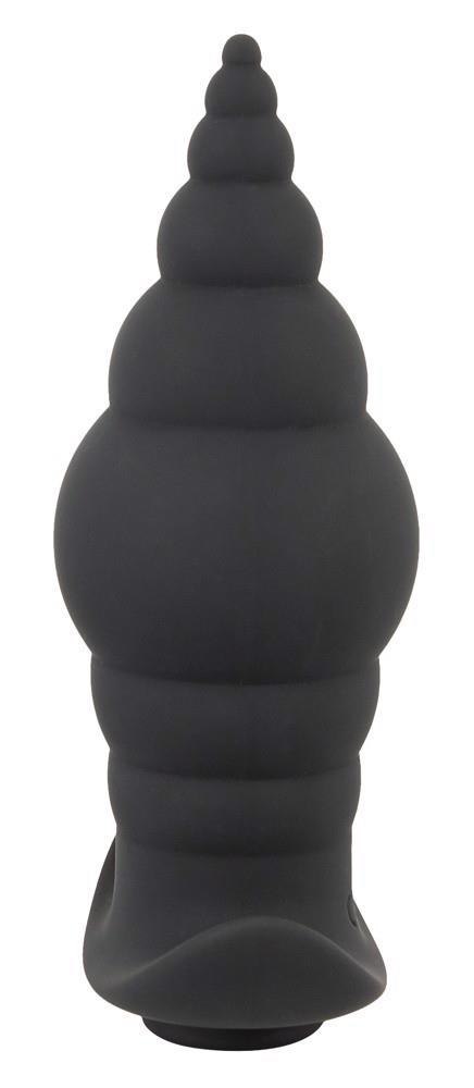 Czarny Wibrujący Korek Analny z Pilotem Black Velvets RC