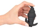 Czarny Wibrujący Korek Analny z Pilotem Black Velvets RC