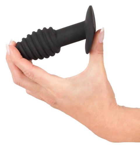Black Velvets Twist – Wibracyjny plug analny