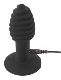 Black Velvets Twist – Wibracyjny plug analny