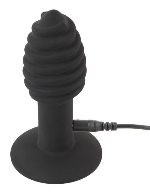 Black Velvets Twist – Wibracyjny plug analny