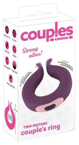 Couples Choice – Wibrujący Pierścień z Podwójnym Silniczkiem