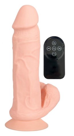 Wibrator Realistyczny Nature Skin Bendable RC z Pilotem
