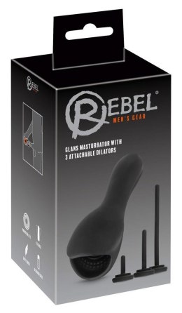 Rebel Glans 3Di: Stymulujący Masturbator z Wymiennymi Rozszerzadłami