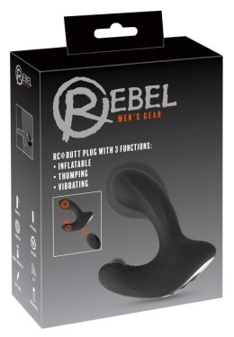 Rebel: Wibrujący Plug Analny z Pilotem i Potrójną Stymulacją