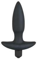 Black Velvets: Dyskretny Wibrujący Plug Analny