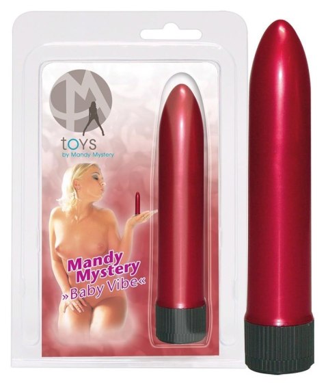 Czerwony Mini Wibrator Mandy's Baby Vibe