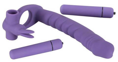 Wielofunkcyjne Silikonowe Dildo Strap-On z Wibracją