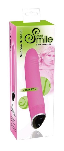 Wibrator Happy Smile w Kuszącym Różu