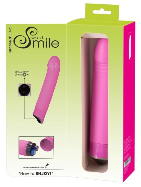 Wibrator Happy Smile w Kuszącym Różu