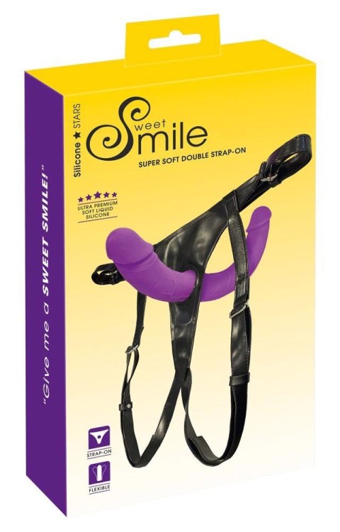 Sweet Smile Podwójny Strap-On Super Miękki