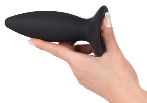 Aksamitny Wibrujący Korek Analny Black Velvets Recharge Plug S