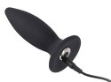 Aksamitny Wibrujący Korek Analny Black Velvets Recharge Plug S