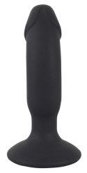 Wibrujący korek analny Black Velvets z ładowaniem USB