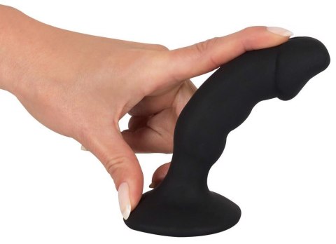 Wibrujący korek analny Black Velvets z ładowaniem USB