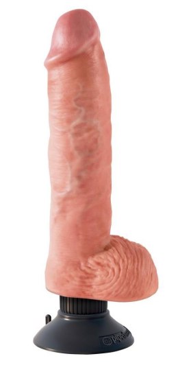 Realistyczny Wibrator King Cock 10 cali z Jądrami