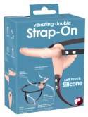Podwójny Wibrujący Strap-On dla Zmysłowych Doznań