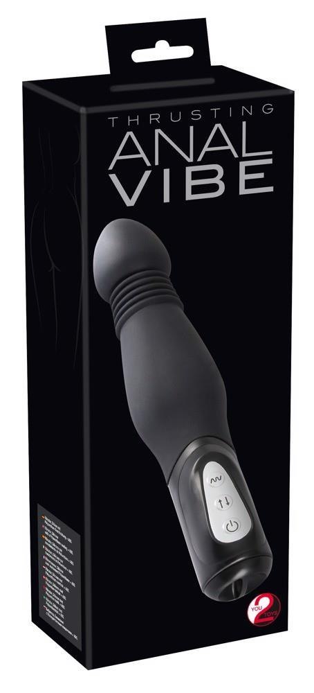 Y2T Black – Stymulator Analny z Ruchomą Głowicą