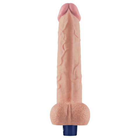Realistyczny Wibrator Dildo Real Softee TPE z Akumulatorem, 26,5 cm (Cielisty)