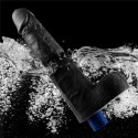 Realistyczne Dildo Wibrujące Softee TPE, 10 Cali, Ładowalne (Czarne)