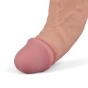 10" Realistyczne Wibracyjne Dildo TPE "Real Softee" (Kolor cielisty), Ładowalne