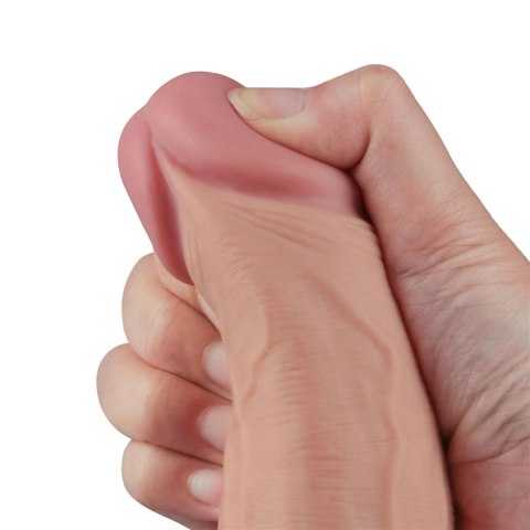 10" Realistyczne Wibracyjne Dildo TPE "Real Softee" (Kolor cielisty), Ładowalne