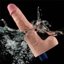 10" Realistyczne Wibracyjne Dildo TPE "Real Softee" (Kolor cielisty), Ładowalne