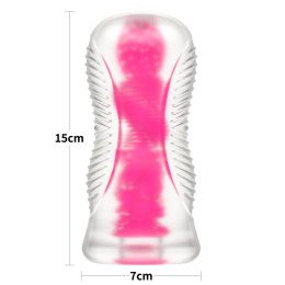 Masturbator Lumino Play 15 cm – Hipnotyzujący Różowy Blask