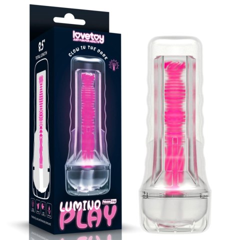 Masturbator Lumino Play 8.5'' – Hipnotyzujący Różowy Blask