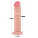 8-calowe Realistyczne Dildo z Dwuwarstwową, Ruchomą Skórą