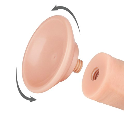 8-calowe Realistyczne Dildo z Dwuwarstwową, Ruchomą Skórą