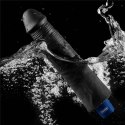 Realistyczne Wibrujące Dildo TPE Real Softee 24 cm, Ładowane USB, Czarne