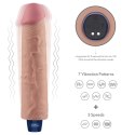 Realistyczne wibrujące dildo Softee 9.5 cala (cieliste)