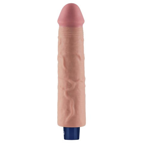 Realistyczne wibrujące dildo Softee 9.5 cala (cieliste)