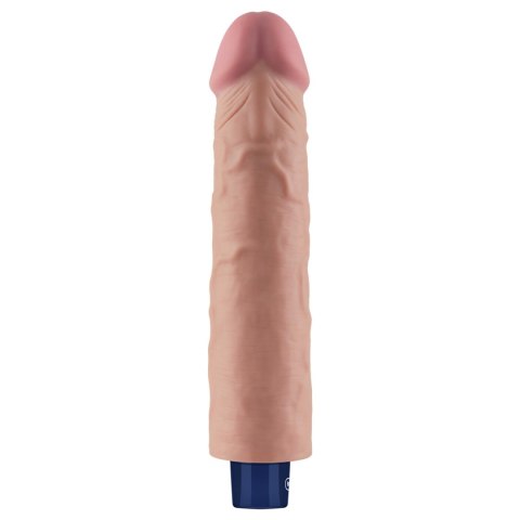 Realistyczne wibrujące dildo Softee 9.5 cala (cieliste)