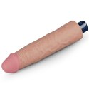 Realistyczne wibrujące dildo Softee 9.5 cala (cieliste)