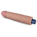 Realistyczne wibrujące dildo Softee 9.5 cala (cieliste)