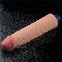 Realistyczne wibrujące dildo Softee 9.5 cala (cieliste)