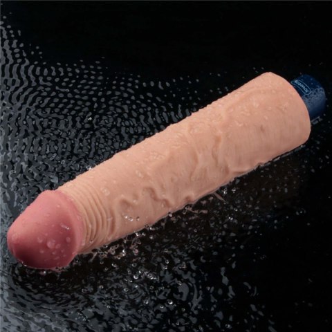 Realistyczne wibrujące dildo Softee 9.5 cala (cieliste)