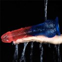 Zmysłowe Dildo Żelowe Dazzle Studs 22,9 cm