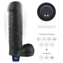 Realistyczny Wibrator Dildo Softee TPE 23 cm – Ładowany USB (Czarny)