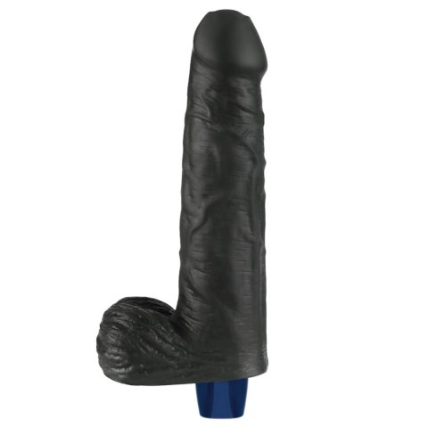 Realistyczny Wibrator Dildo Softee TPE 23 cm – Ładowany USB (Czarny)