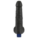 Realistyczny Wibrator Dildo Softee TPE 23 cm – Ładowany USB (Czarny)