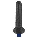 Realistyczny Wibrator Dildo Softee TPE 23 cm – Ładowany USB (Czarny)