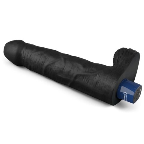 Realistyczny Wibrator Dildo Softee TPE 23 cm – Ładowany USB (Czarny)