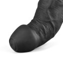 Realistyczny Wibrator Dildo Softee TPE 23 cm – Ładowany USB (Czarny)