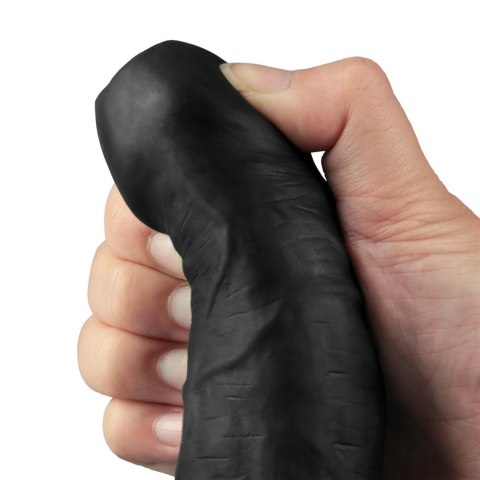 Realistyczny Wibrator Dildo Softee TPE 23 cm – Ładowany USB (Czarny)