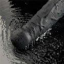 Realistyczny Wibrator Dildo Softee TPE 23 cm – Ładowany USB (Czarny)